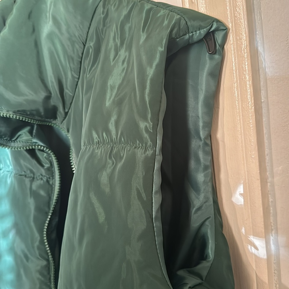 Green crop jacket - Picture 3 of 4